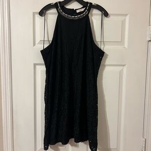 Elegant Black Lace Dress